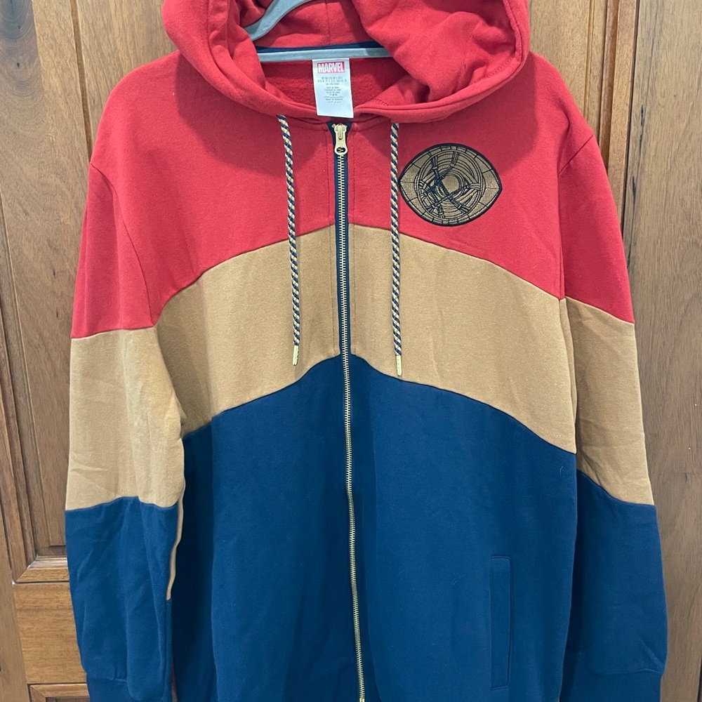 Marvel front zip hooded sweatshirt